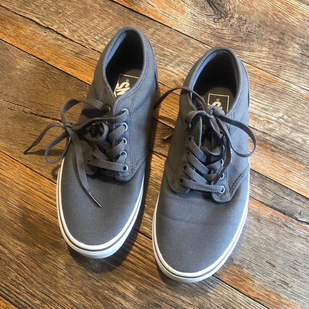 Grey Vans, size 7, excellent condition
